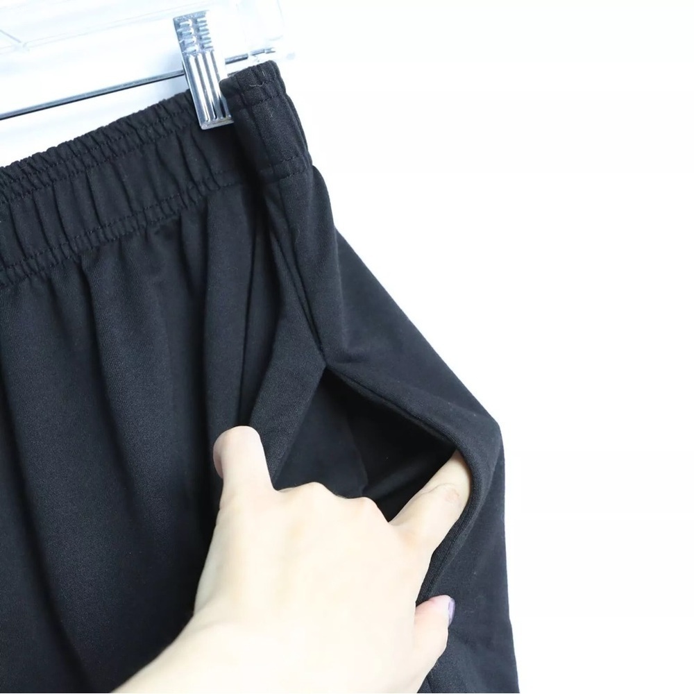 Black Sweatpants loungewear athleisure XXL 1X comfy casual minimalist joggers - Picture 6 of 8